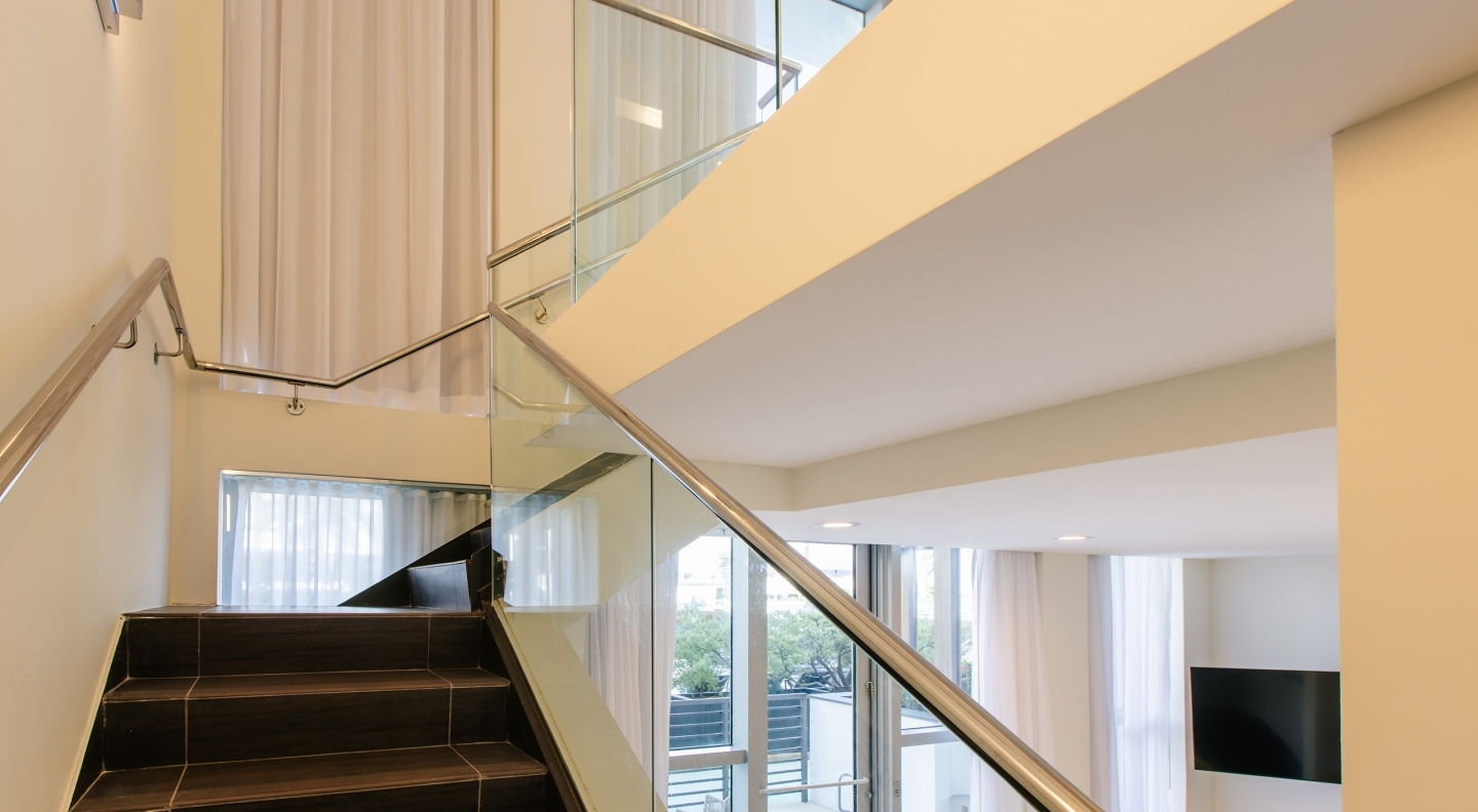 Stairs | Bi-Level Loft with Patio